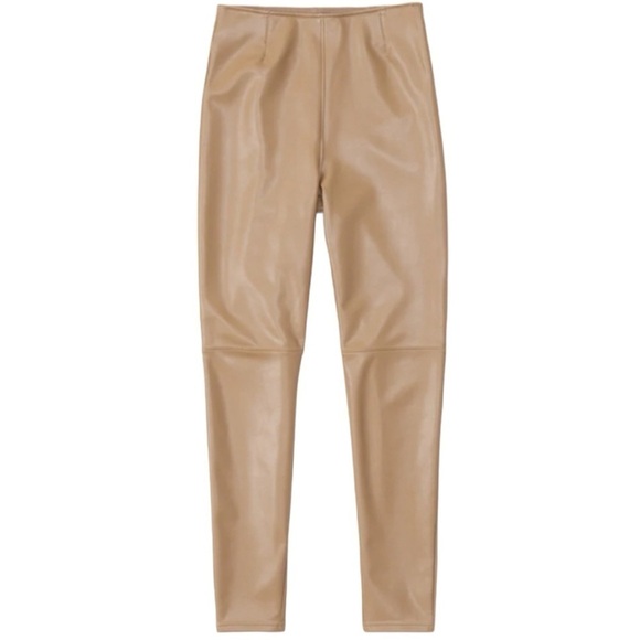 Abercrombie & Fitch Pants Vegan Leather Pants - Picture 1 of 12